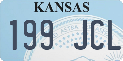 KS license plate 199JCL