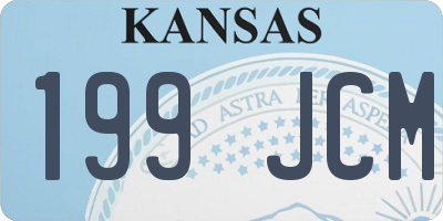 KS license plate 199JCM
