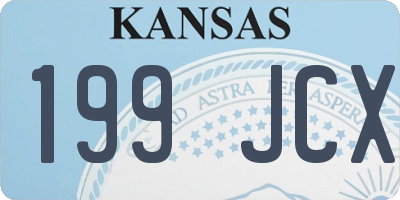 KS license plate 199JCX