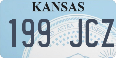 KS license plate 199JCZ