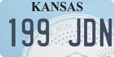 KS license plate 199JDN