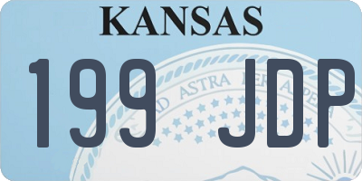 KS license plate 199JDP