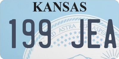 KS license plate 199JEA