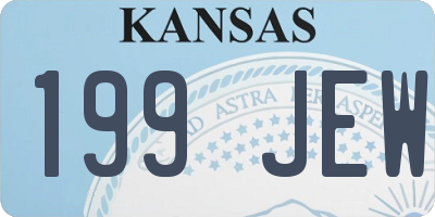 KS license plate 199JEW