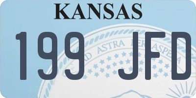 KS license plate 199JFD