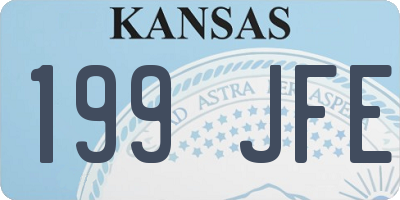 KS license plate 199JFE