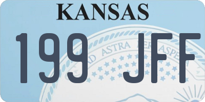 KS license plate 199JFF