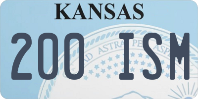KS license plate 200ISM
