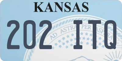 KS license plate 202ITQ