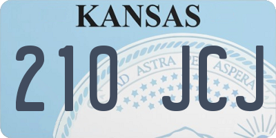KS license plate 210JCJ