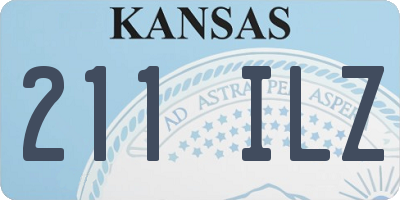 KS license plate 211ILZ