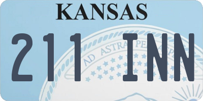 KS license plate 211INN