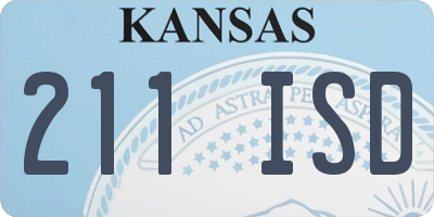 KS license plate 211ISD