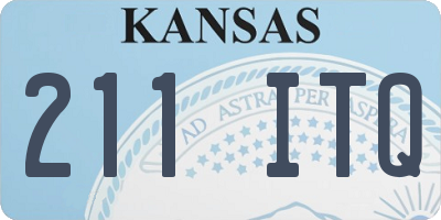 KS license plate 211ITQ