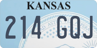 KS license plate 214GQJ