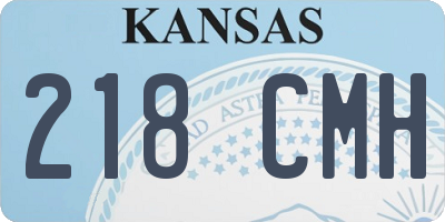 KS license plate 218CMH