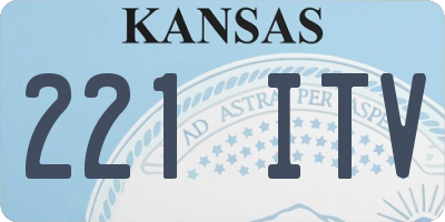KS license plate 221ITV