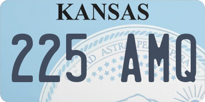 KS license plate 225AMQ