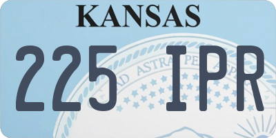 KS license plate 225IPR