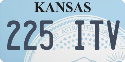 KS license plate 225ITV