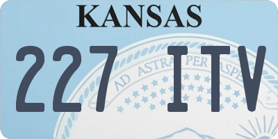 KS license plate 227ITV