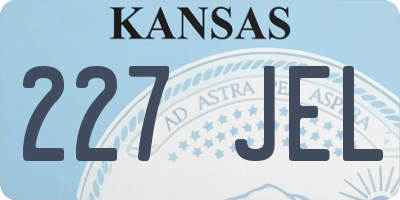 KS license plate 227JEL