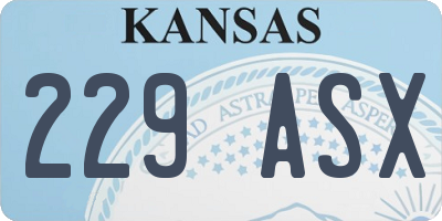 KS license plate 229ASX