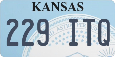 KS license plate 229ITQ