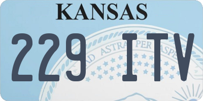 KS license plate 229ITV