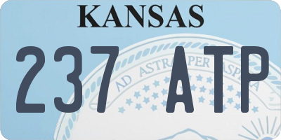 KS license plate 237ATP