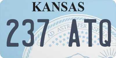 KS license plate 237ATQ