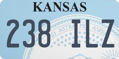 KS license plate 238ILZ