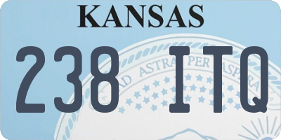 KS license plate 238ITQ