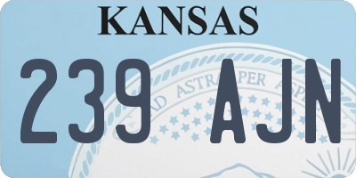 KS license plate 239AJN