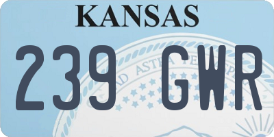 KS license plate 239GWR