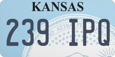 KS license plate 239IPQ