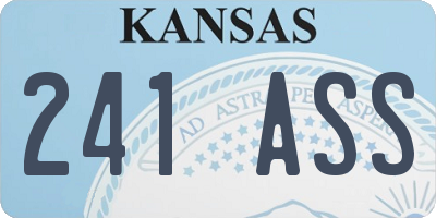 KS license plate 241ASS
