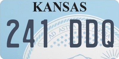 KS license plate 241DDQ