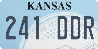 KS license plate 241DDR