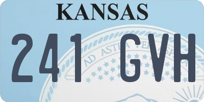 KS license plate 241GVH