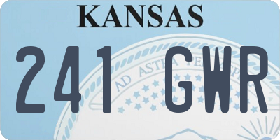 KS license plate 241GWR