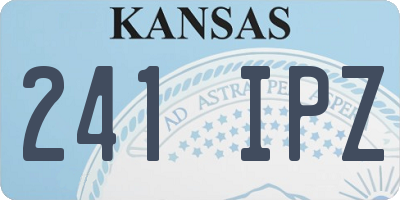 KS license plate 241IPZ