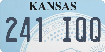 KS license plate 241IQQ