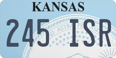 KS license plate 245ISR