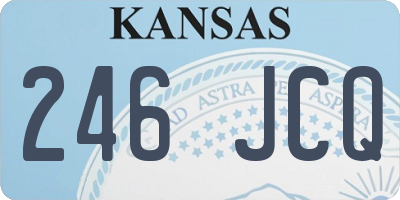 KS license plate 246JCQ
