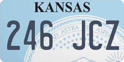KS license plate 246JCZ