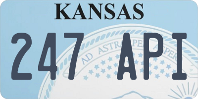 KS license plate 247API