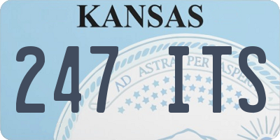 KS license plate 247ITS
