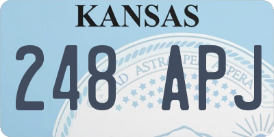 KS license plate 248APJ