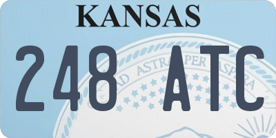KS license plate 248ATC